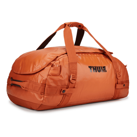 Thule Chasm 70L duffel bag autumnal orange