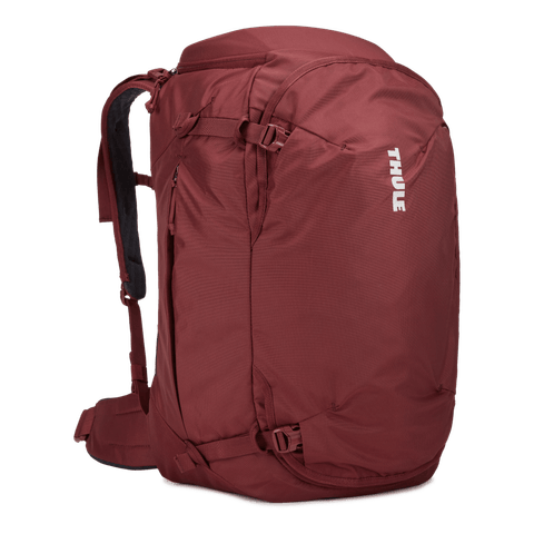 Thule Landmark 40L women's backpacking pack dark bordeaux red